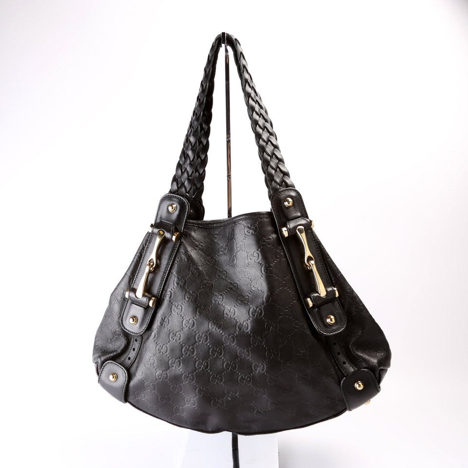 Gucci 162900 Pelham Leather Medium Tote Bag