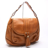 Gucci 257021 Leather Marrakech Flap Hobo Bag
