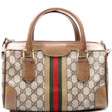Gucci GG Supreme Web Boston Bag