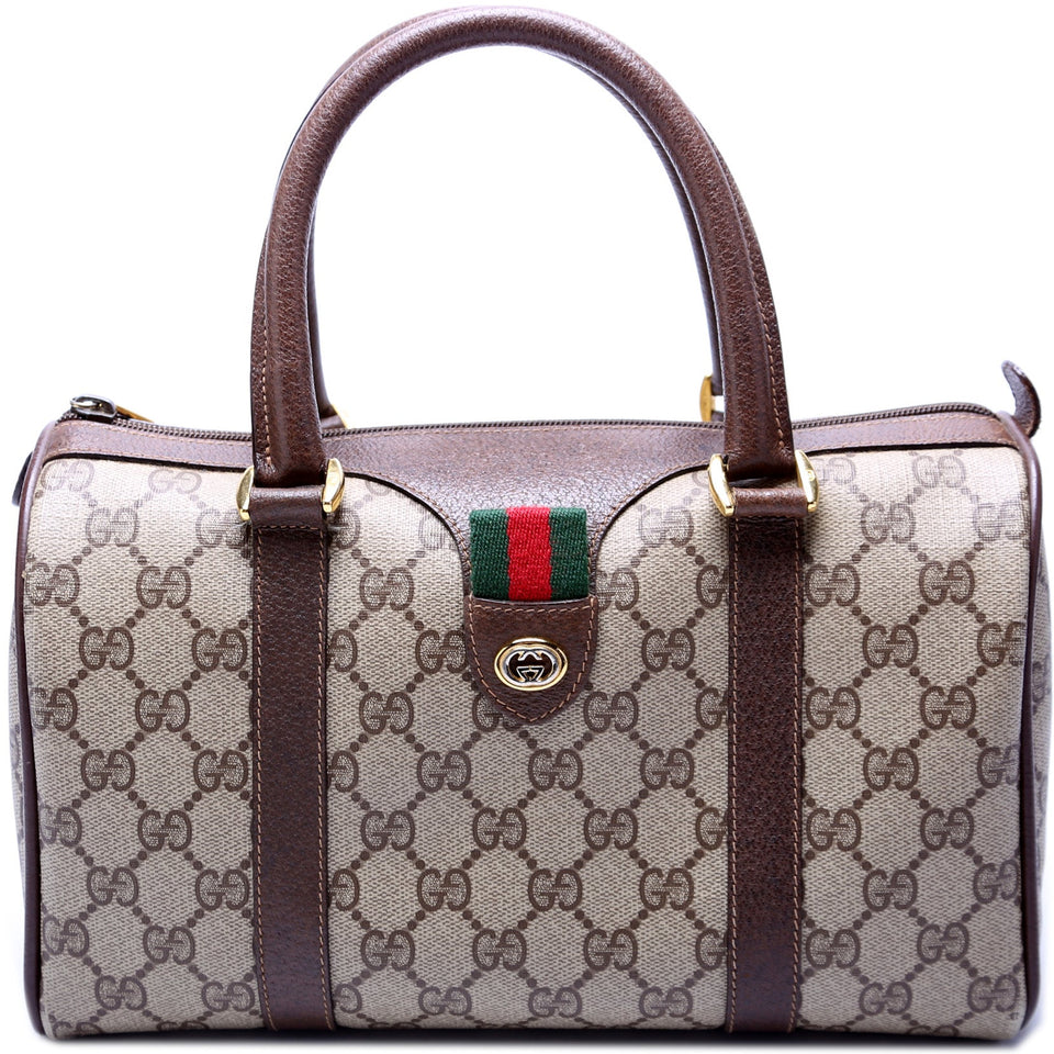 Gucci 39.02.006 GG Supreme Boston Vintage Bag