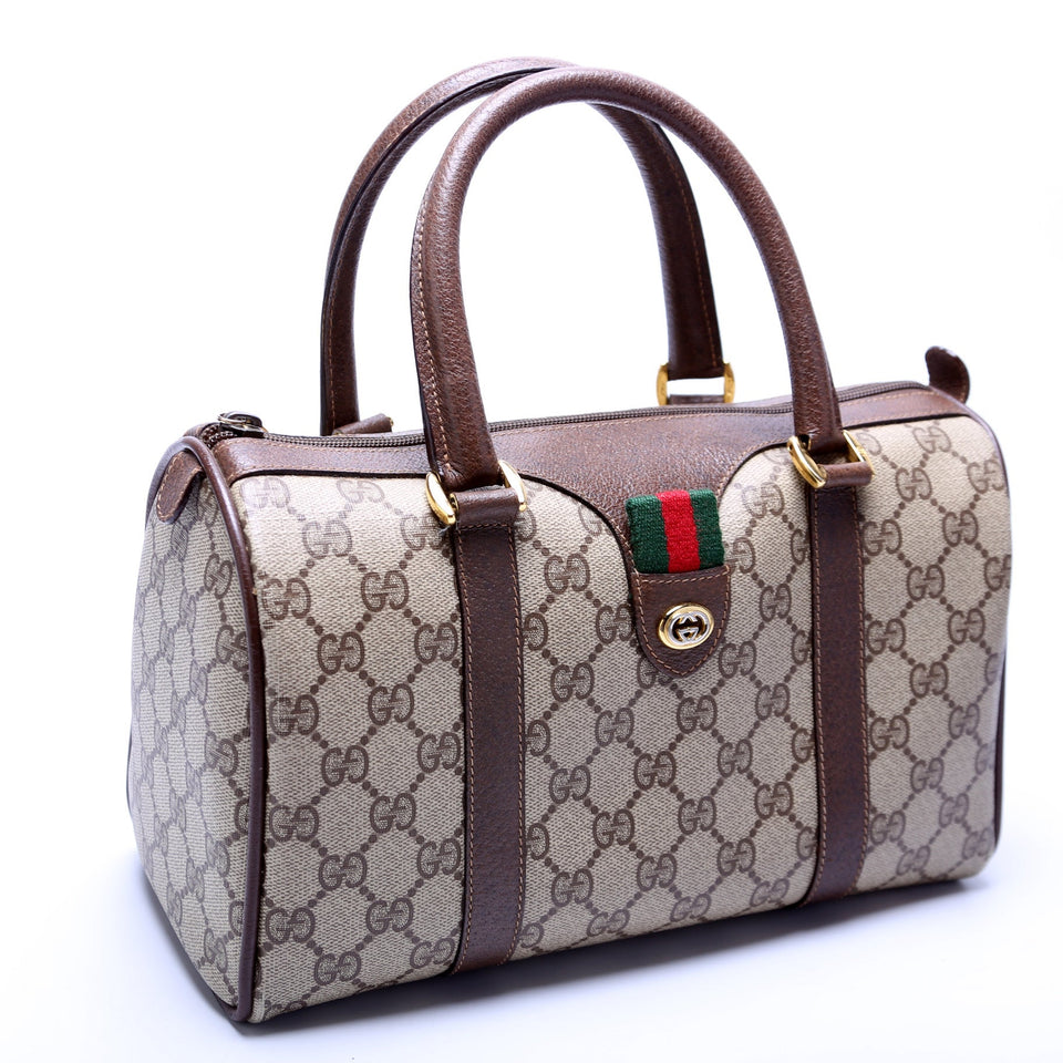 Gucci 39.02.006 GG Supreme Boston Vintage Bag