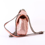 Gucci 446744 Marmont Sequin Shoulder Mini Flap Bag