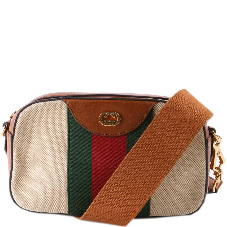 Gucci 575073 Vintage Web Camera Bag