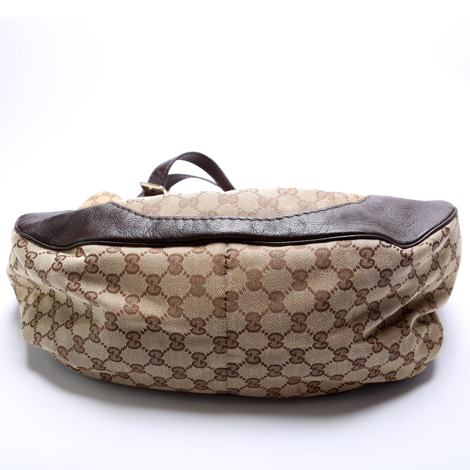 Gucci 203504 Charlotte GG Canvas Hobo Bag