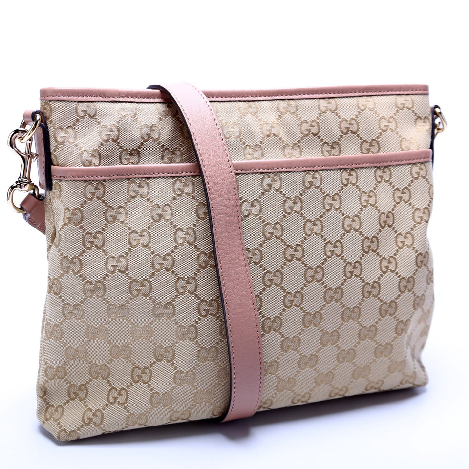 Gucci 388924 GG Canvas Crossbody Bag
