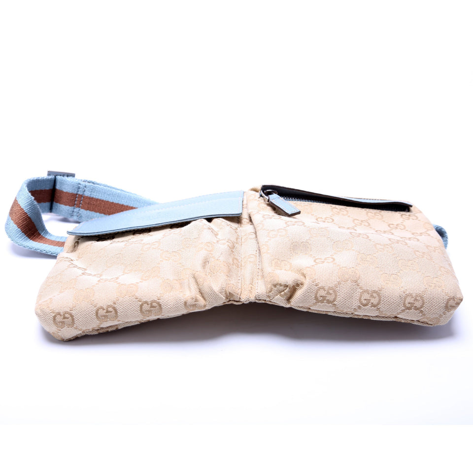 Gucci 28566 GG Canvas Waist Bag