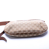 Gucci 353399 GG Canvas Half Moon Bag
