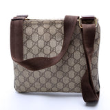 Gucci 201538 GG Supreme Flat Messenger Bag
