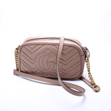 Gucci 447632 Marmont Small Leather Camera Bag