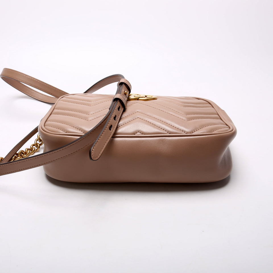 Gucci 447632 Marmont Small Leather Camera Bag