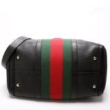 Gucci 247205 Boston Web Leather Bag