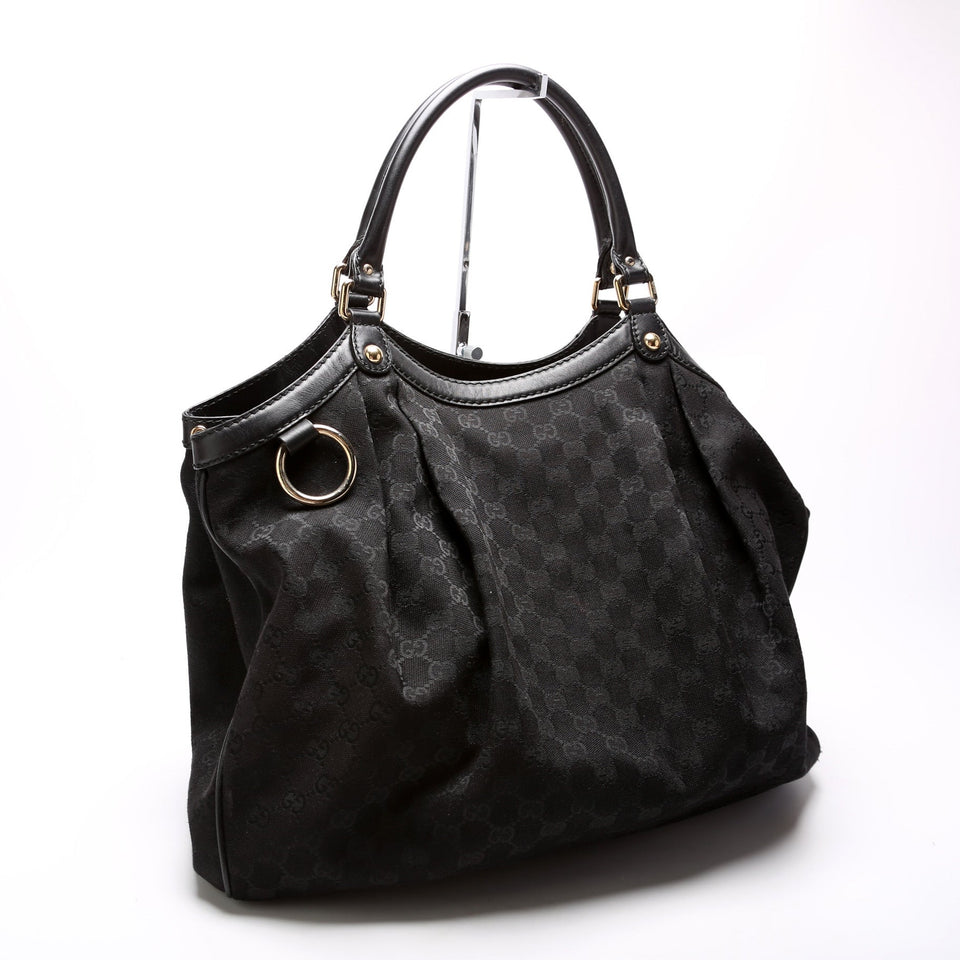 Gucci 211943 Sukey GG Canvas Large Bag