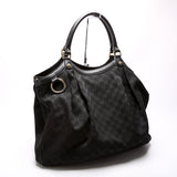 Gucci 211943 Sukey GG Canvas Large Bag