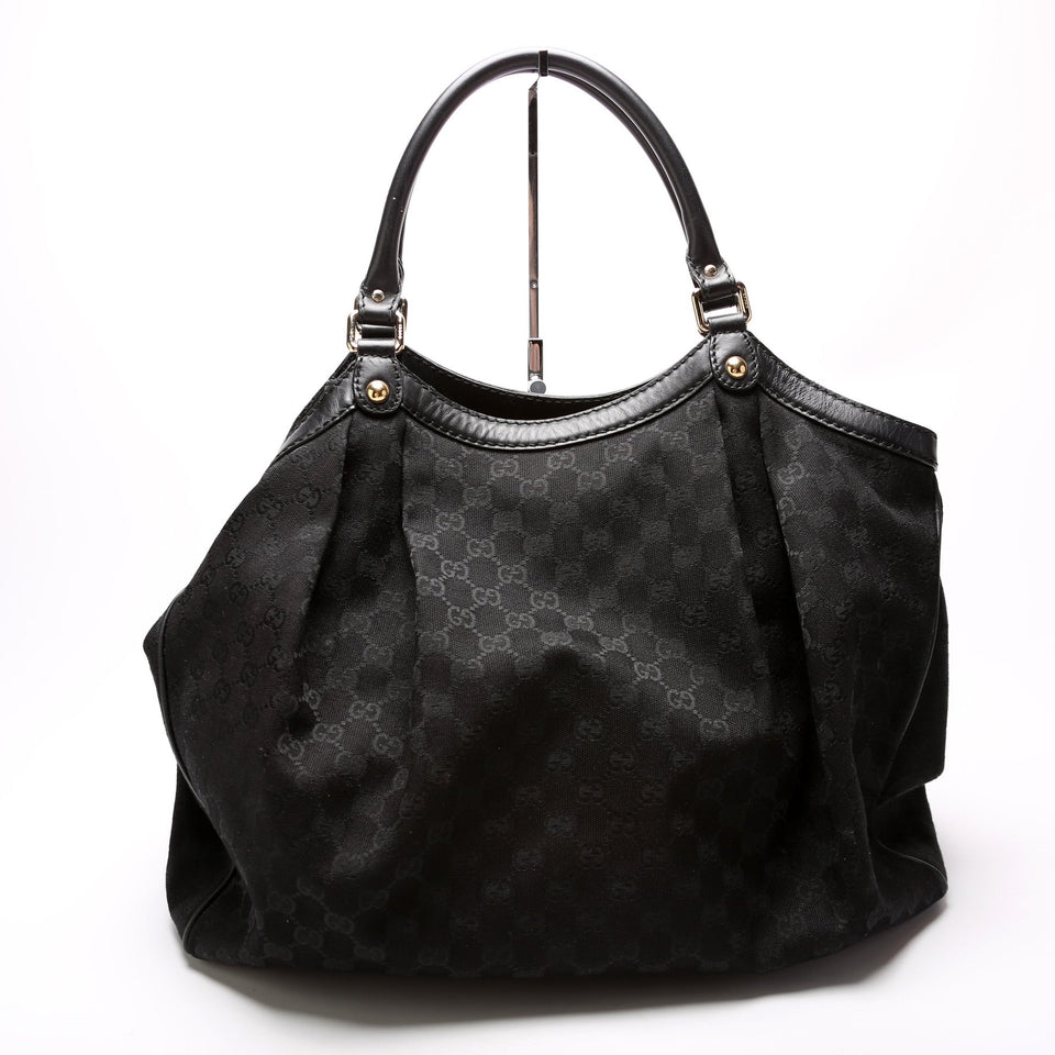 Gucci 211943 Sukey GG Canvas Large Bag