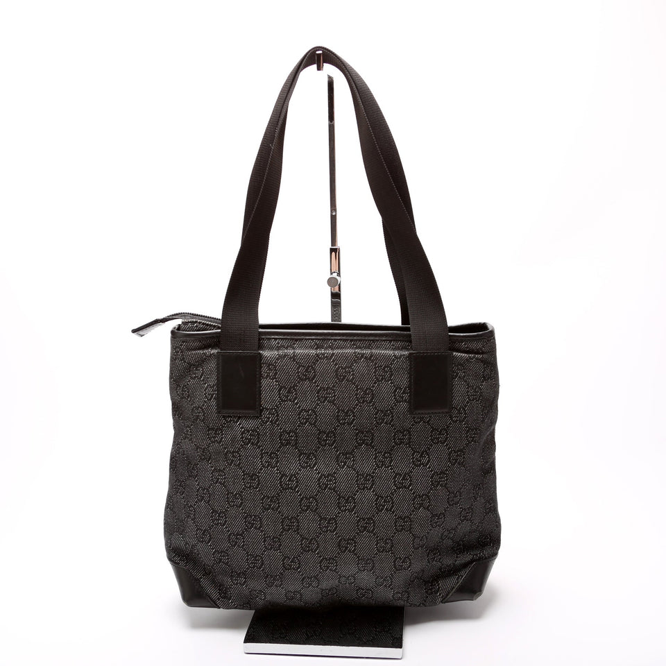 Gucci 28898 GG Denim Tote Small Bag