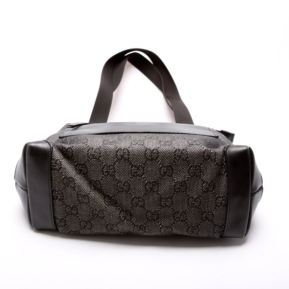 Gucci 28898 GG Denim Tote Small Bag