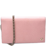 Gucci 466506 Interlocking GG Chain Wallet Bag