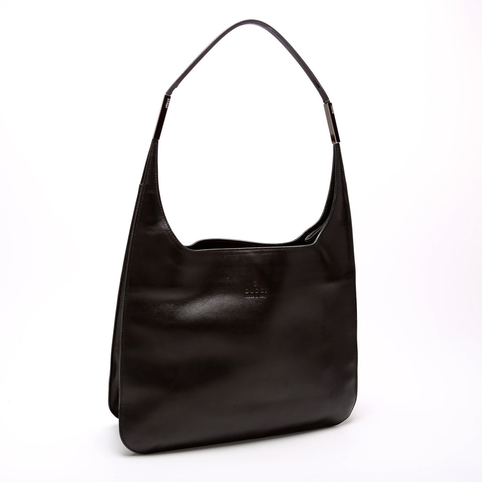 Gucci 001-3167 Vintage Leather Hobo Bag