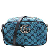 Gucci 447632 Marmont Small Multicolor Canvas Camera Bag