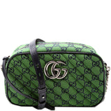 Gucci 447632 Marmont Small Multicolor Canvas Camera Bag
