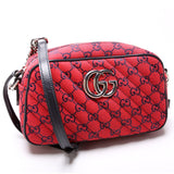Gucci 447632 Marmont Small Multicolor Canvas Camera Bag