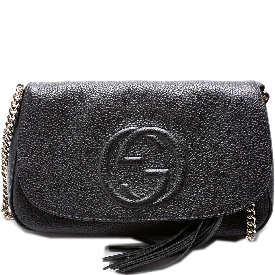 Gucci 536224 Soho Chain Tassel Flap Bag