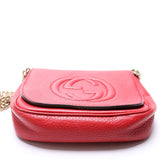 Gucci 323190 Soho Chain Tassel Flap Small Bag