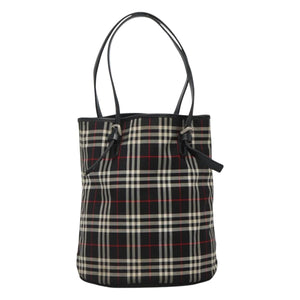 Burberry Nova Check Multicolour Synthetic Tote Bag ( )