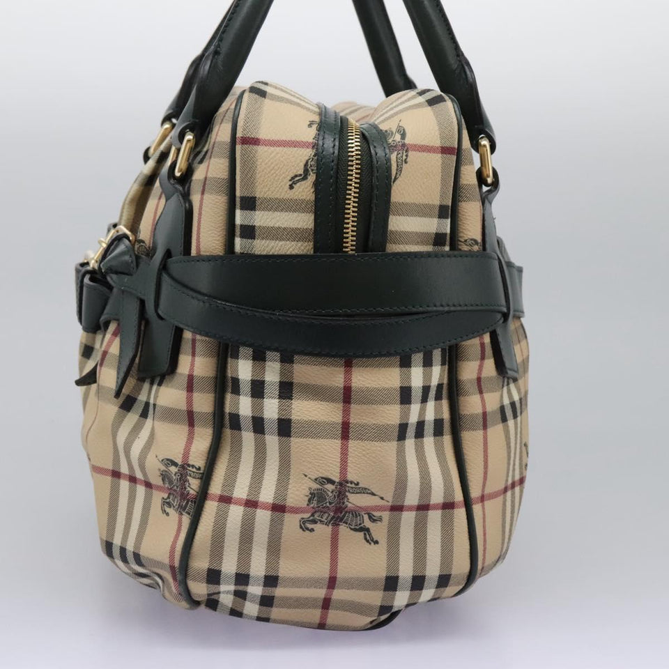 Burberry Nova Check Beige Canvas Handbag ( )