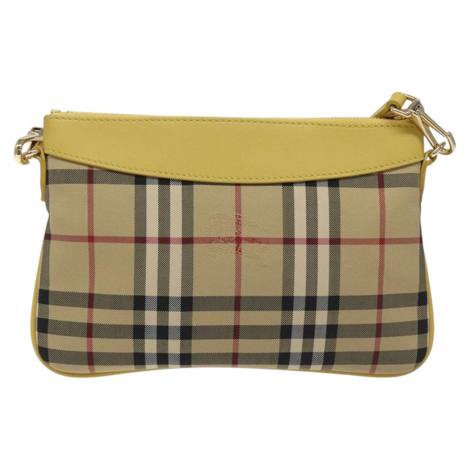 Burberry Nova Check Beige Canvas Shoulder Bag ( )