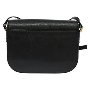 Burberry Nova Check Black Leather Shoulder Bag ( )