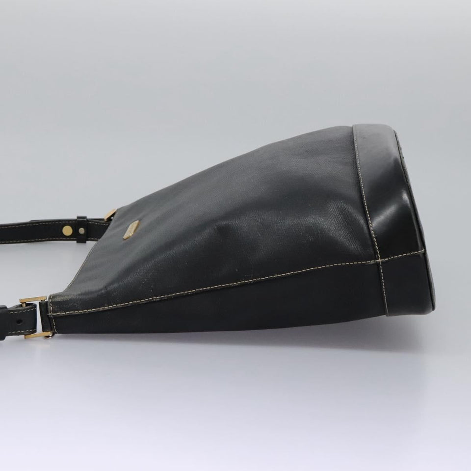 Burberry Black Leather Shoulder Bag ( )
