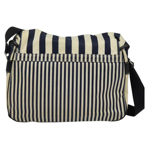 Burberry Black Label White Canvas Shoulder Bag ( )
