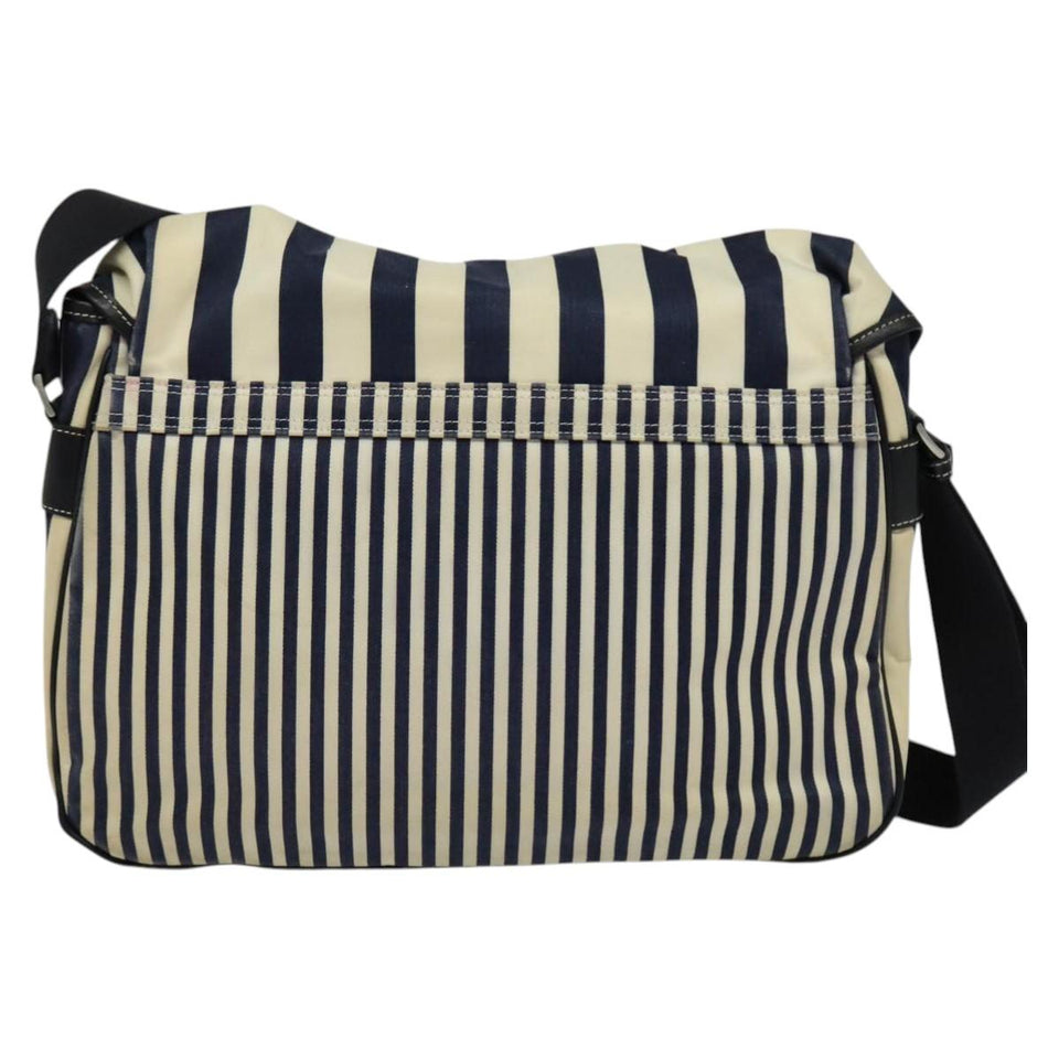 Burberry Black Label White Canvas Shoulder Bag ( )