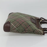 Burberry Green Wool Tote Bag ( )