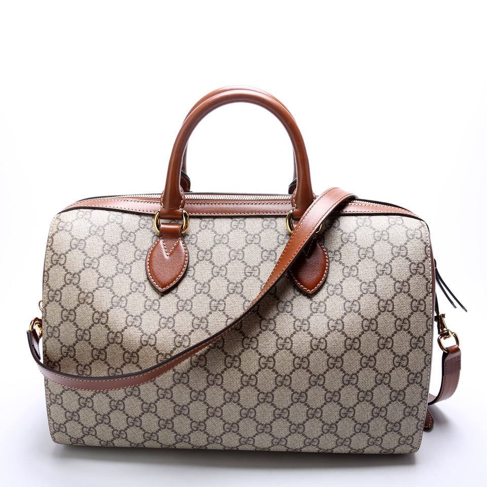 Gucci 409527 GG Supreme Boston Large Bag