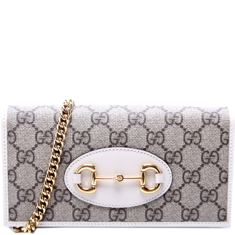 Gucci 621892 Horsebit 1955 Wallet W/ Chain Bag