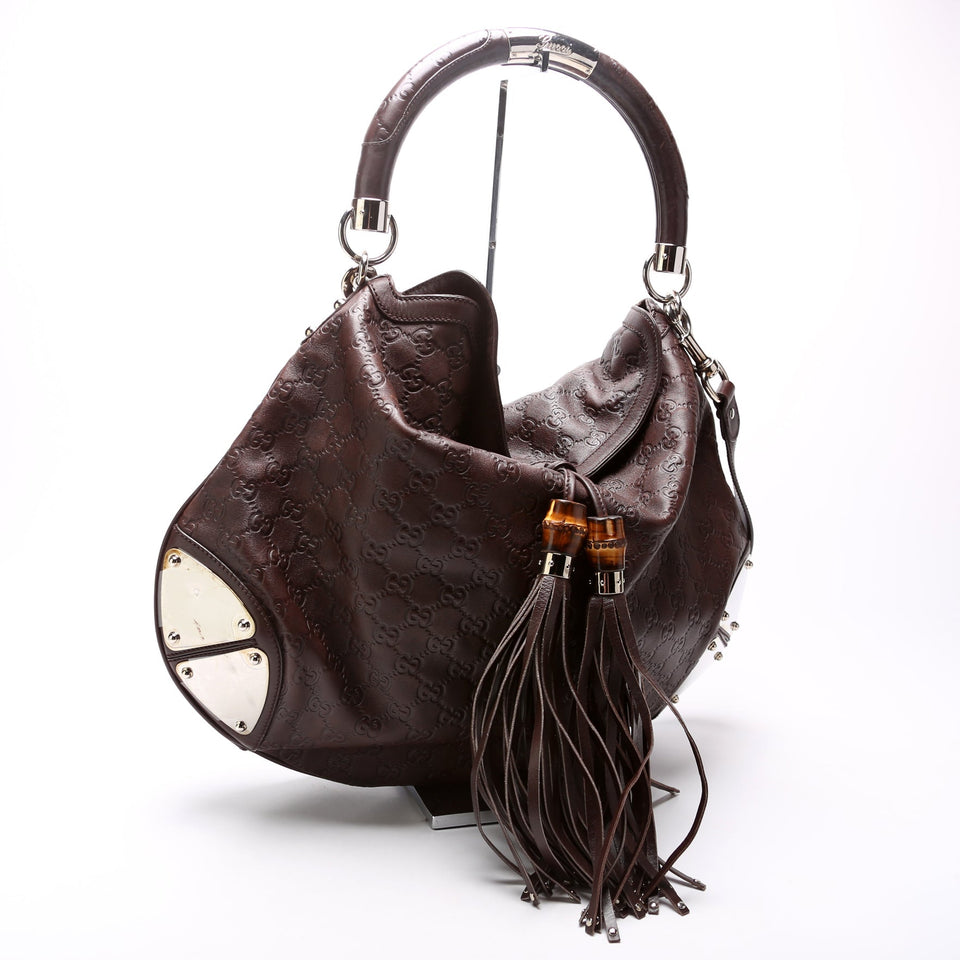 Gucci 177088 Indy Top Handle Hobo Bag