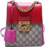 Gucci 498194 Padlock Backpack GG Supreme Bag