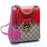 Gucci 498194 Padlock Backpack GG Supreme Bag