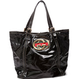 Gucci Brit Dialux Large Tote 162447 Bag