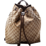 Gucci 449175 GG Canvas Drawstring Backpack Bag