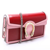 Gucci 476432 Enamel Dionysus Leather Super Mini Bag