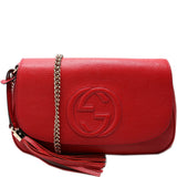 Gucci 536224 Soho Chain Tassel Flap Bag