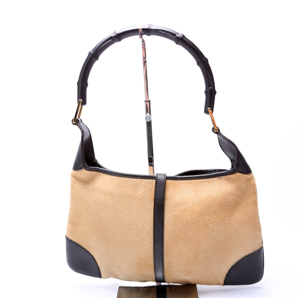 Gucci Bamboo Jackie Ponyhair Vintage 001-4060 Bag