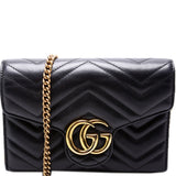 Gucci 474575 Marmont Chain Wallet Bag