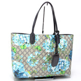 Gucci 368563 GG Supreme Blooms Medium Reverse Tote Bag