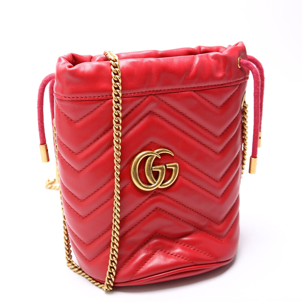 Gucci 575163 Marmont Mini Bucket Bag