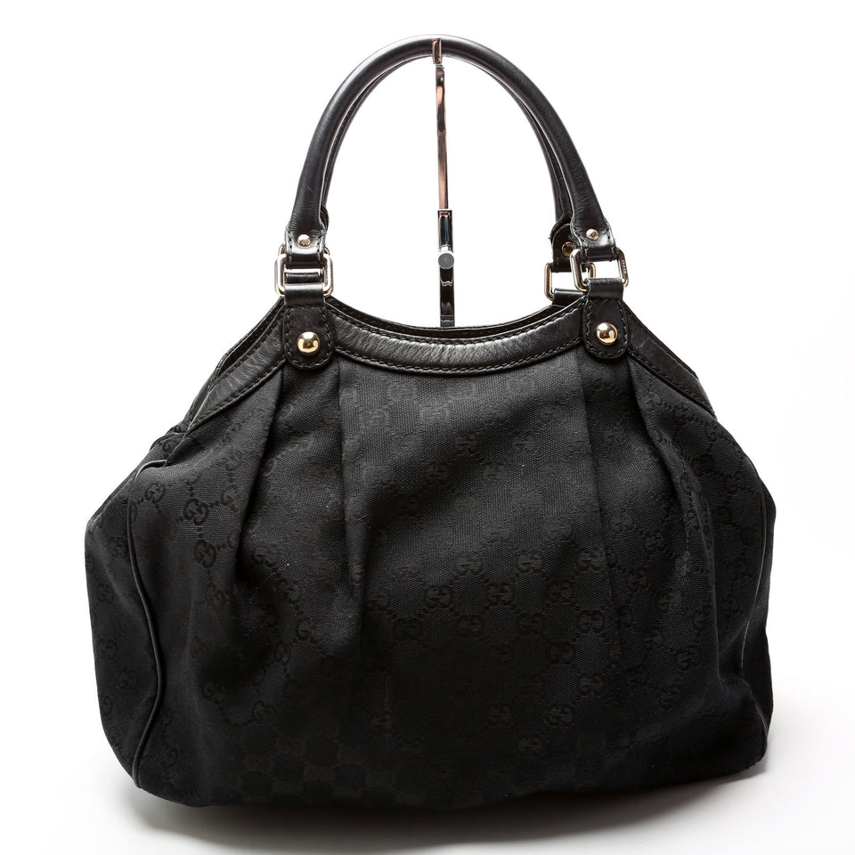 Gucci 211944 Sukey GG Canvas Medium Bag