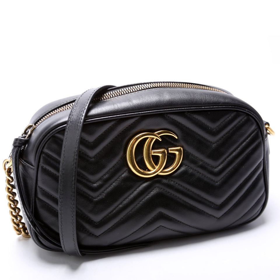 Gucci 447632 Marmont Small Leather Camera Bag